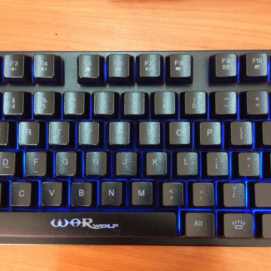 Keyboard mechanical warwolf v10