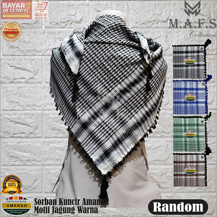 SORBAN MURAH SORBAN KUNCIR AMANAH WARNA