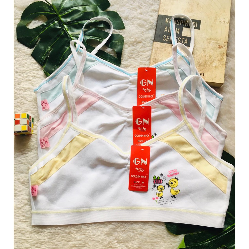 MINISET GOLDEN NICK SA 440  [ V1 I2 - K2 ] | Kaos Dalam Anak Remaja Tali Kecil Putih polos