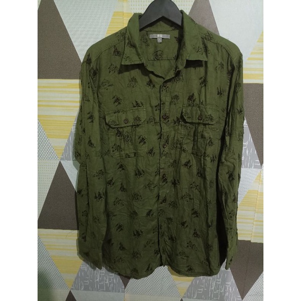 UNIQLO FLANNEL OLIVE
