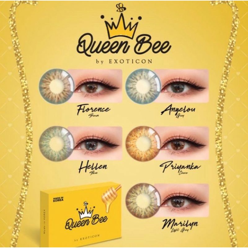 Softlens Queen bee by EXOTICON NORMAL only dia 14,2mm