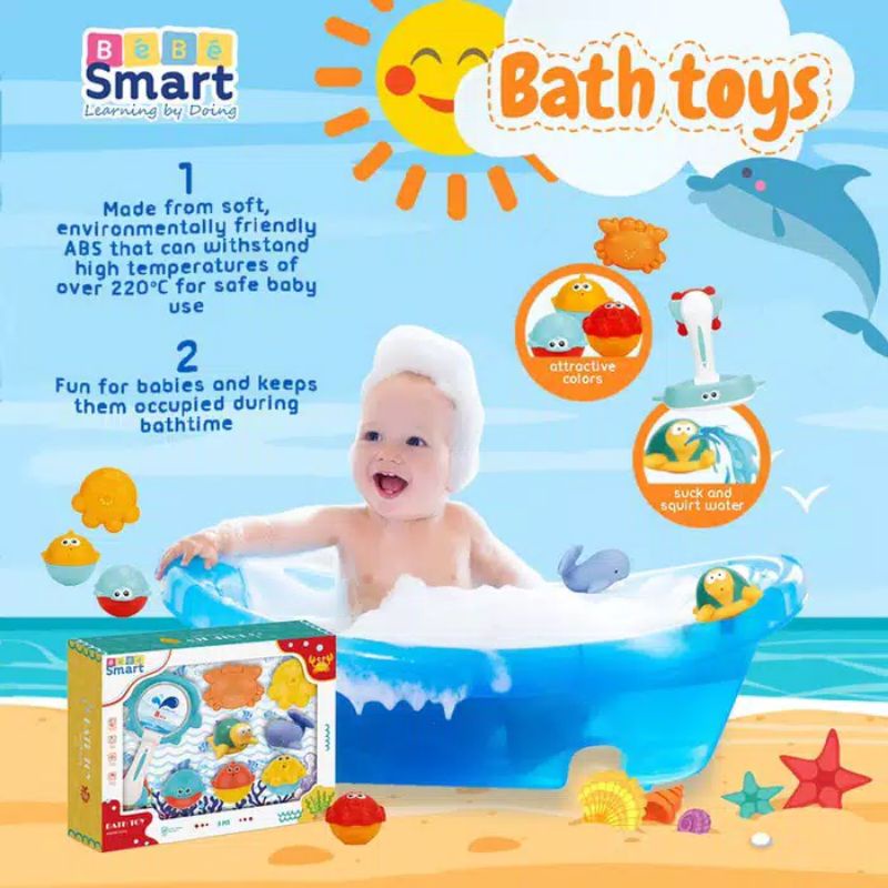 Bebe Smart Bath Toys - Mainan mandi anak