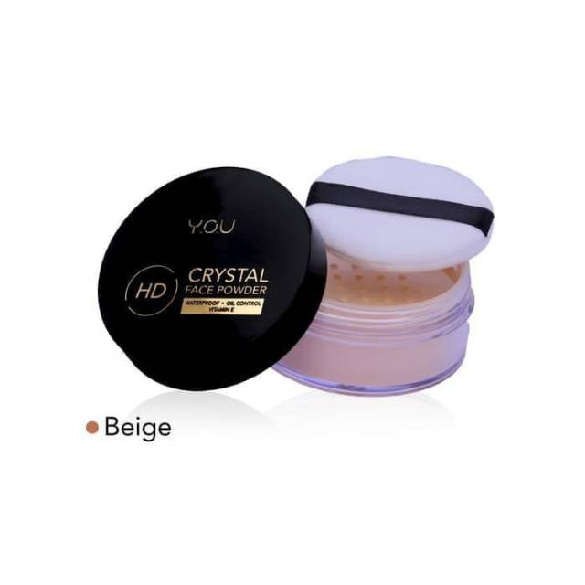 Y.O.U crystal face powder/bedak tabur