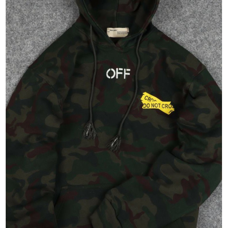 Hoodie Off White Crossline Army Grade ORIGINAL