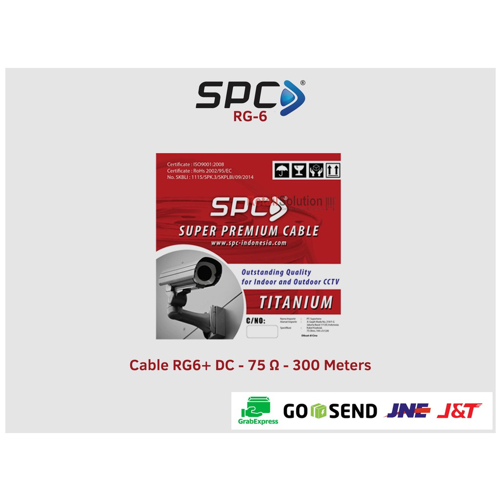 Kabel CCTV SPC RG6 1 Box 300m