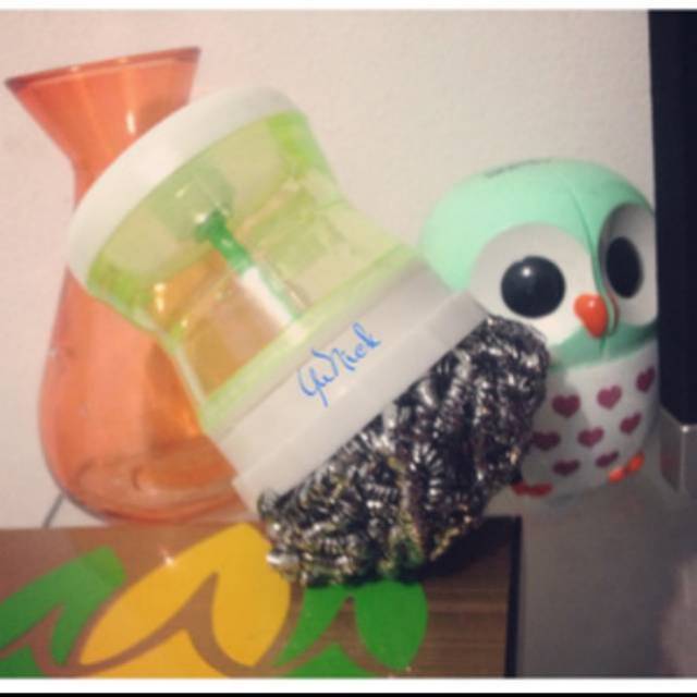 Sikat Cuci Piring Panci Wajan Kawat Besi Baja Pegangan Gagang Pembersih Baja