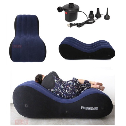 Portable Inflatable Sofa Air Sofa Angin Dengan Pompa For Kamasutra