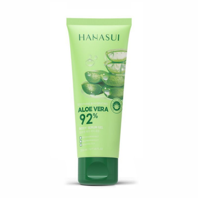 HANASUI Body Serum Gel Aloe Vera 92% 200ml.