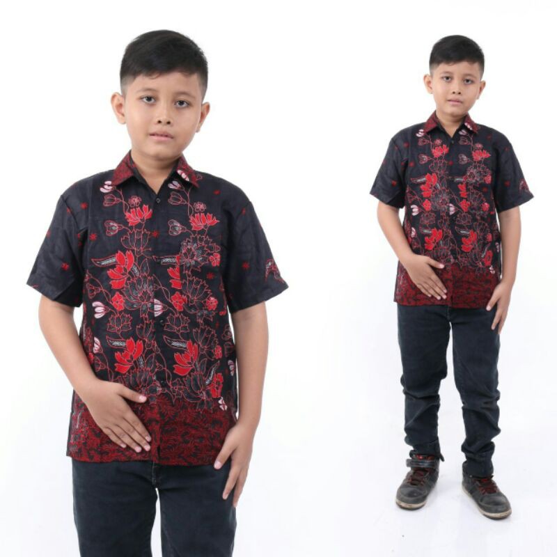 HEM BATIK pria lengan pendek motif baru harga murah ASLI PEKALONGAN