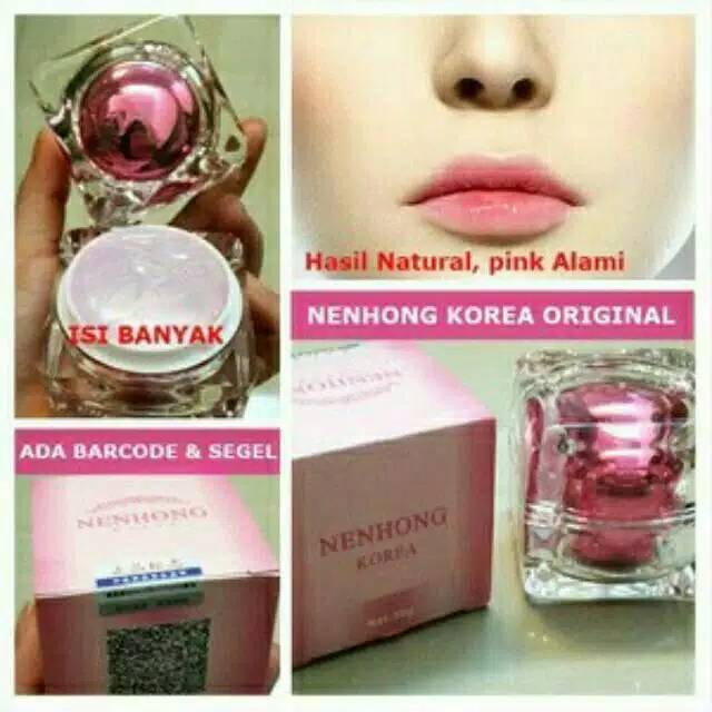 NENHONG ORIGINAL 100% - PEMERAH BIBIR DAN PUTING SUSU - Made In Korea - LIP GLOSS