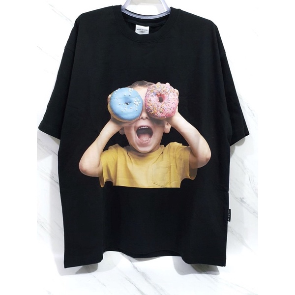 ADLV Baby Face Tee Black Donuts 5