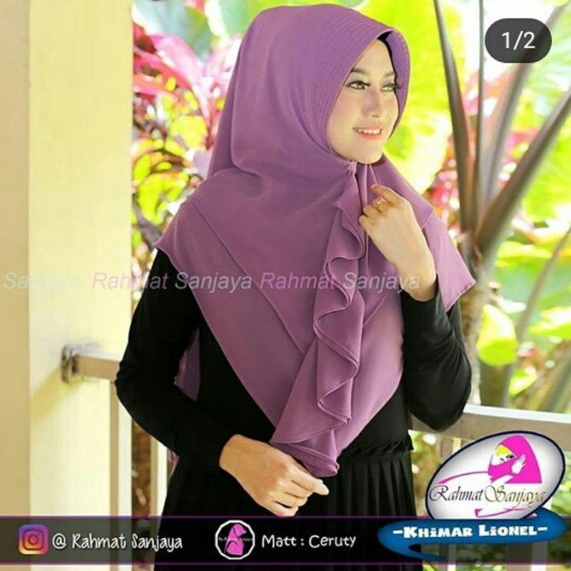 KIMAR LIONEL/HIJAB 2LYAR STANDAR RUNCING LIONEL/KERUDUNG 2LYAR STANDAR RUNCING LIONEL