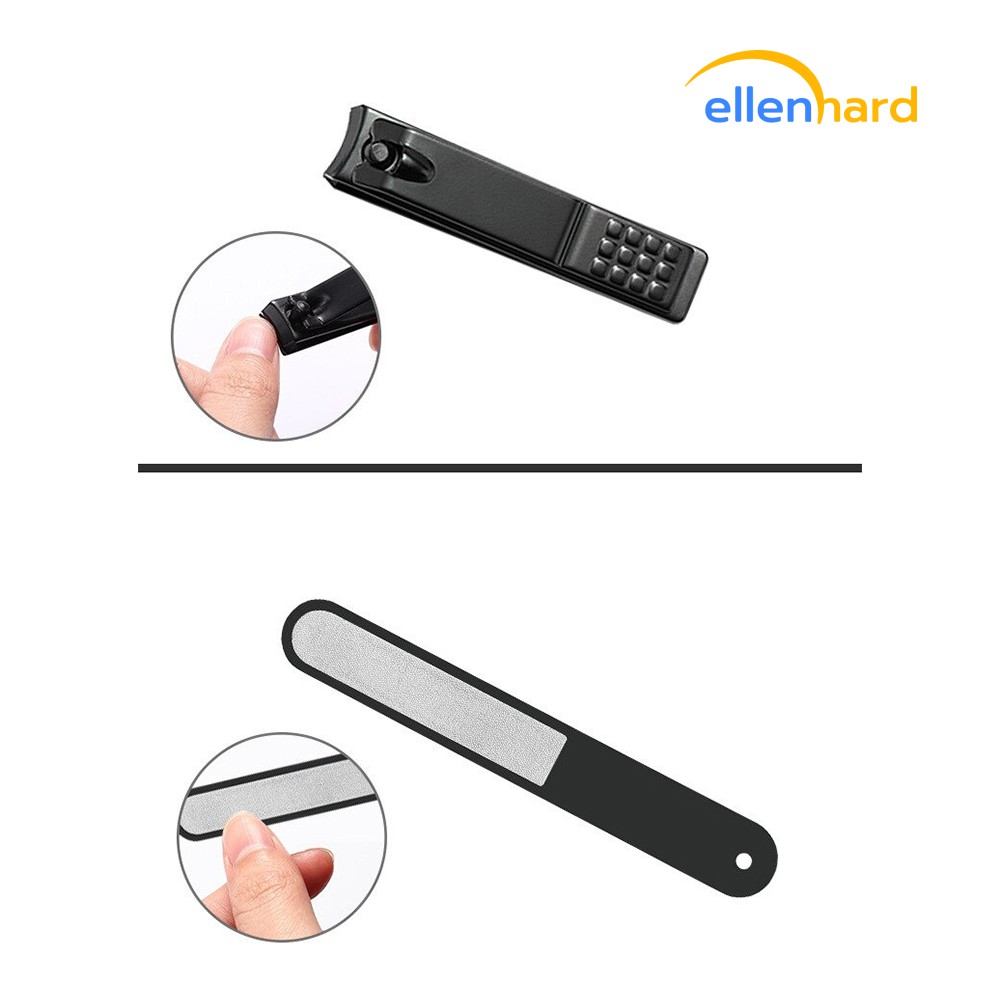 Gunting Kuku Set Potong Kuku 3 Pcs Nail Trimmer Manicure Pedicure Stainless Steel