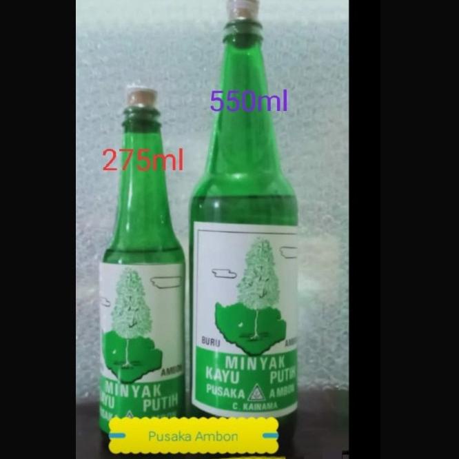 MINYAK KAYU PUTIH PUSAKA AMBON KRAMAT ORIGINAL ukuran 550ml. --Ready--
