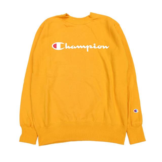champion crewneck script logo