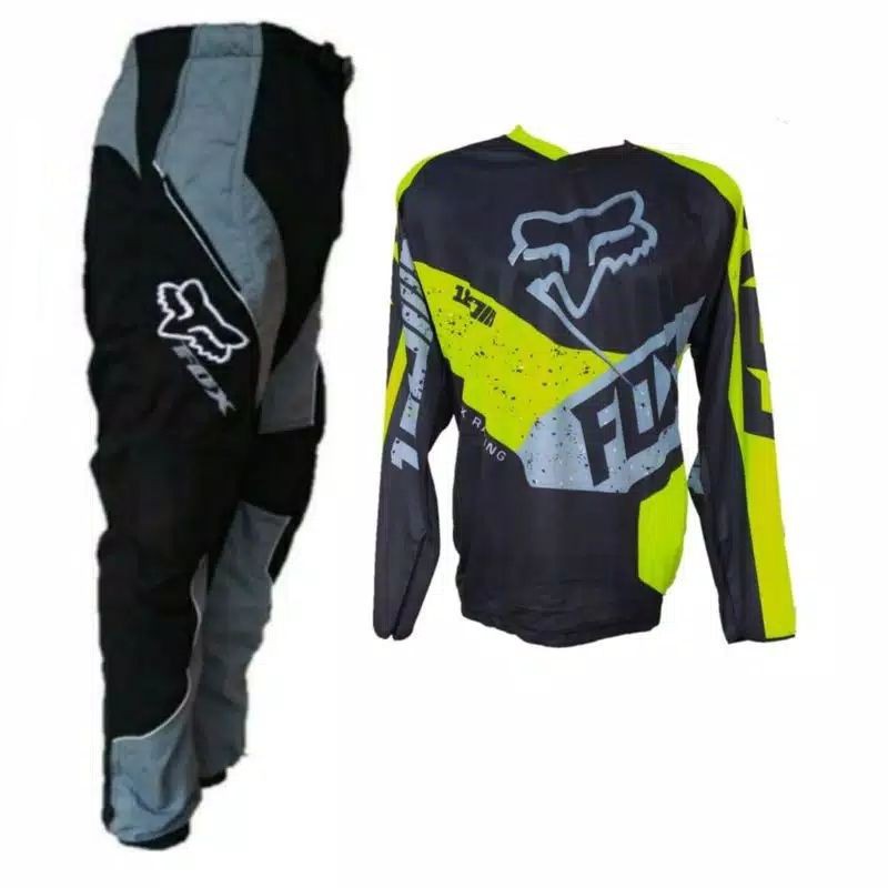 Jersey Stelan Set Motor trail Flou Grey