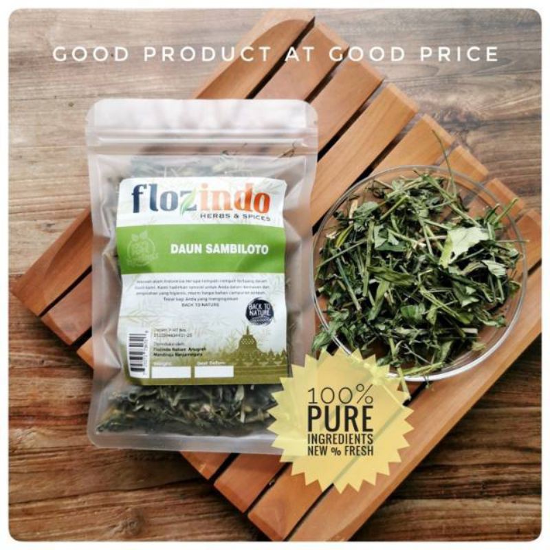 

Daun Sambiloto Kering 250gr