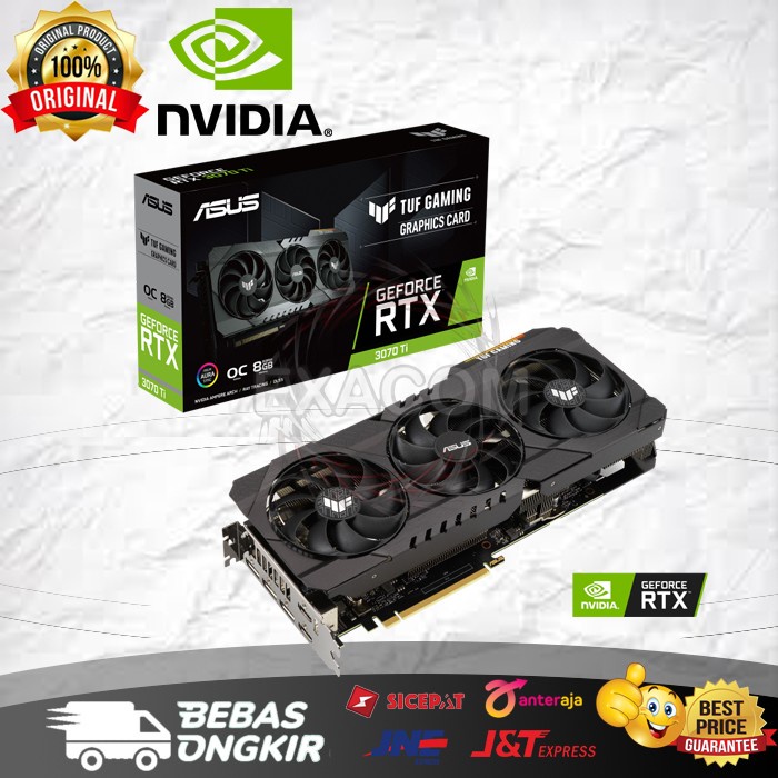 VGA ASUS TUF RTX 3070Ti Gaming OC 8GB GDDR6X - RTX 3070 Ti