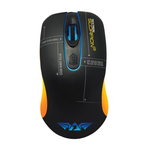 Mouse Gaming Armaggeddon Textron Scorpion 3 Wired 4800 CPI