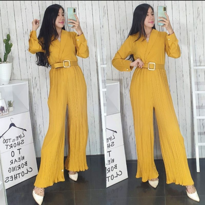 Jumpsuit Bawah Plisket Import   Bangkok 191034