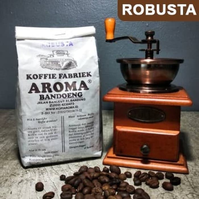 

KOPI AROMA BANDUNG ROBUSTA giling halus / biji 250 gram Fresh Asli