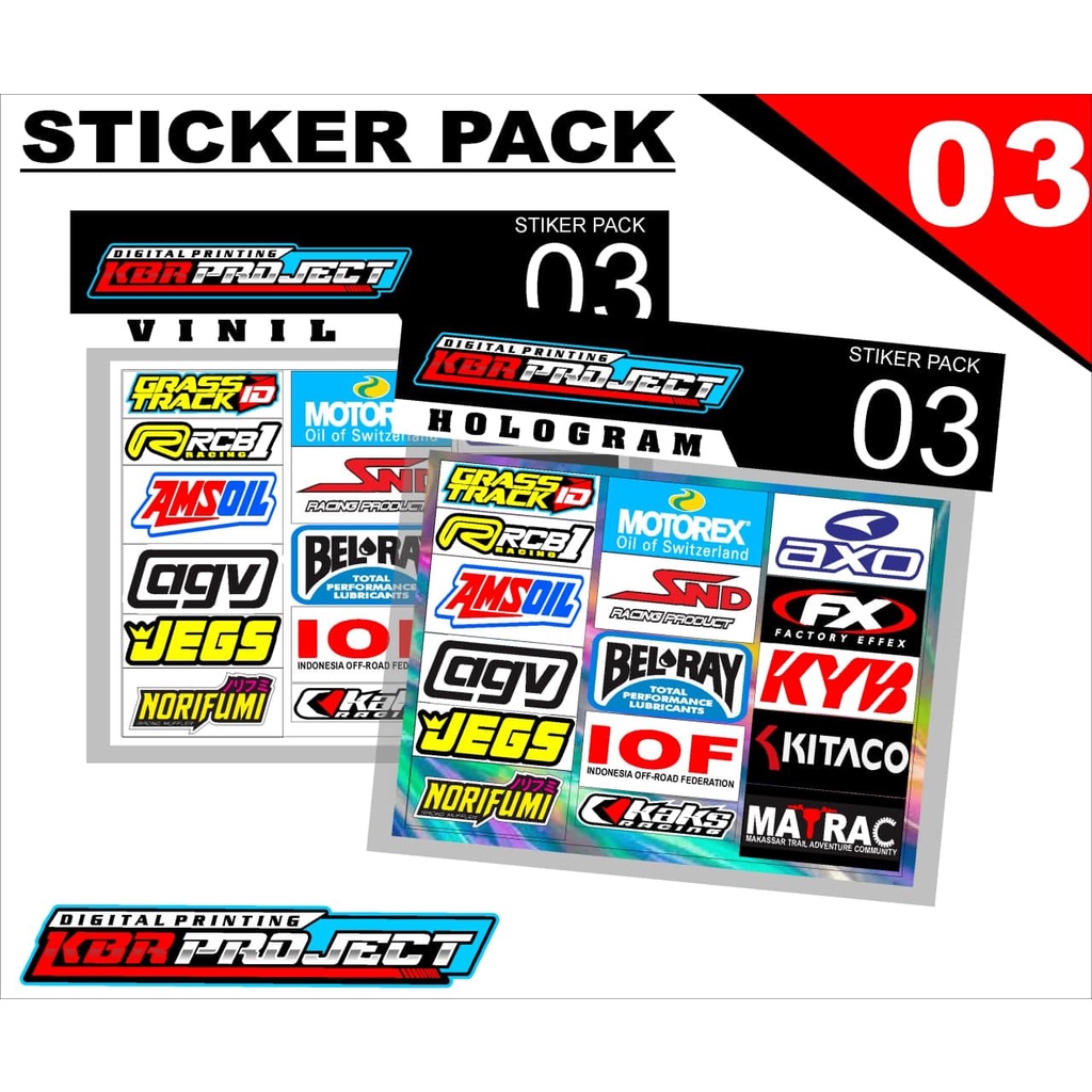 

Sticker Pack - Sticker Pack Variasi List Sticker Pack.03 Design IPING STICKER