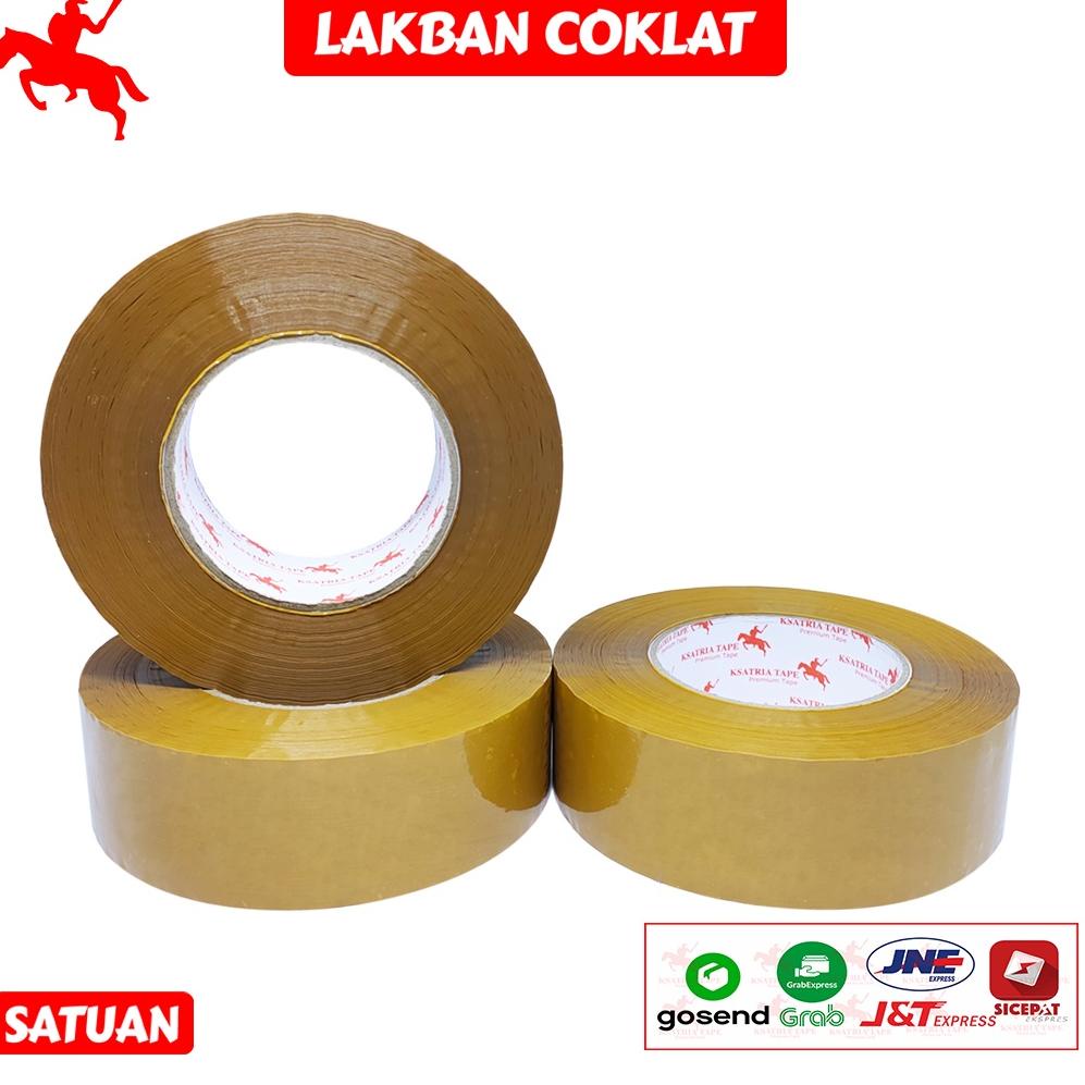 

[EGYR86988] Lakban OPP Tape / Lakban Coklat KSATRIA Tape 300 Yard