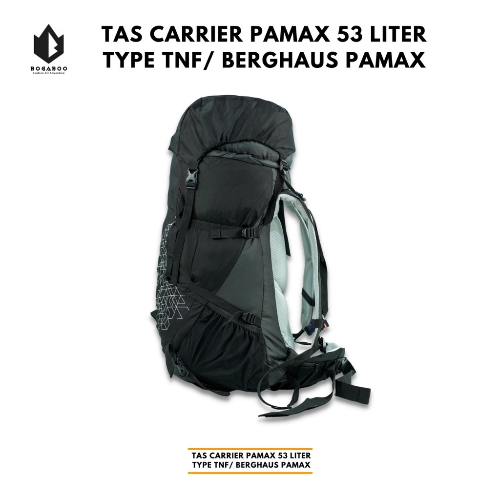 Tas Carrier Pamax 53 Liter Single Frame Aluminium