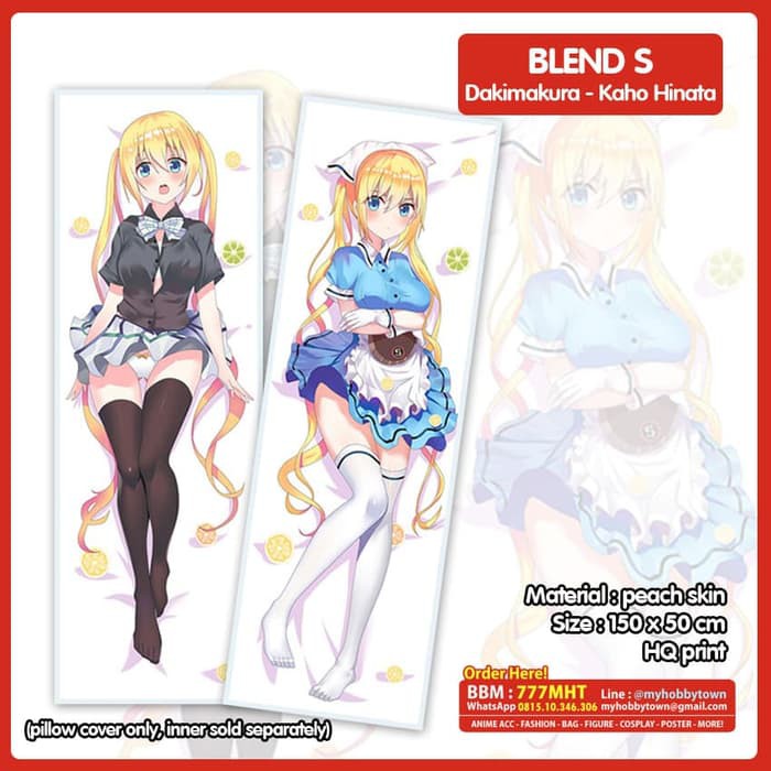 Sarung Bantal Anime Dakimakura Blend S - Kaho Hinata