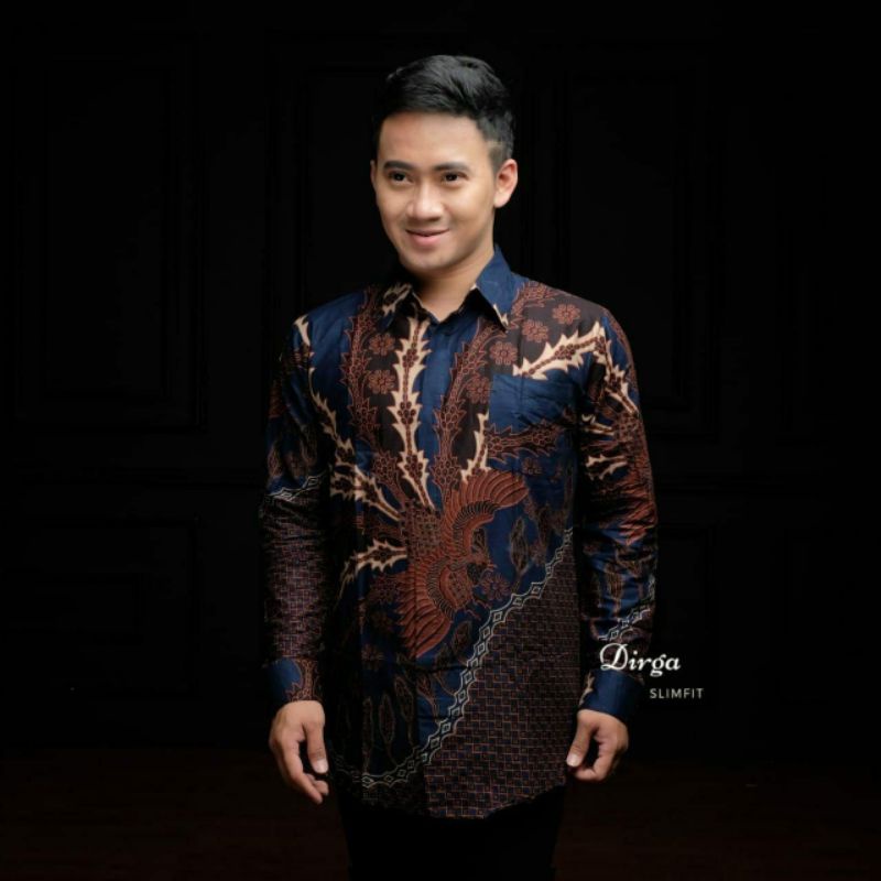 kemeja batik termurah terbaru kemeja solo sogan size M L XL XXL