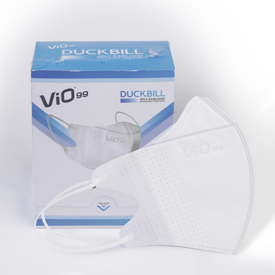 MASKER VIO DUCKBILL 4 PLY MEDIS  / DISPOSABLE MASK