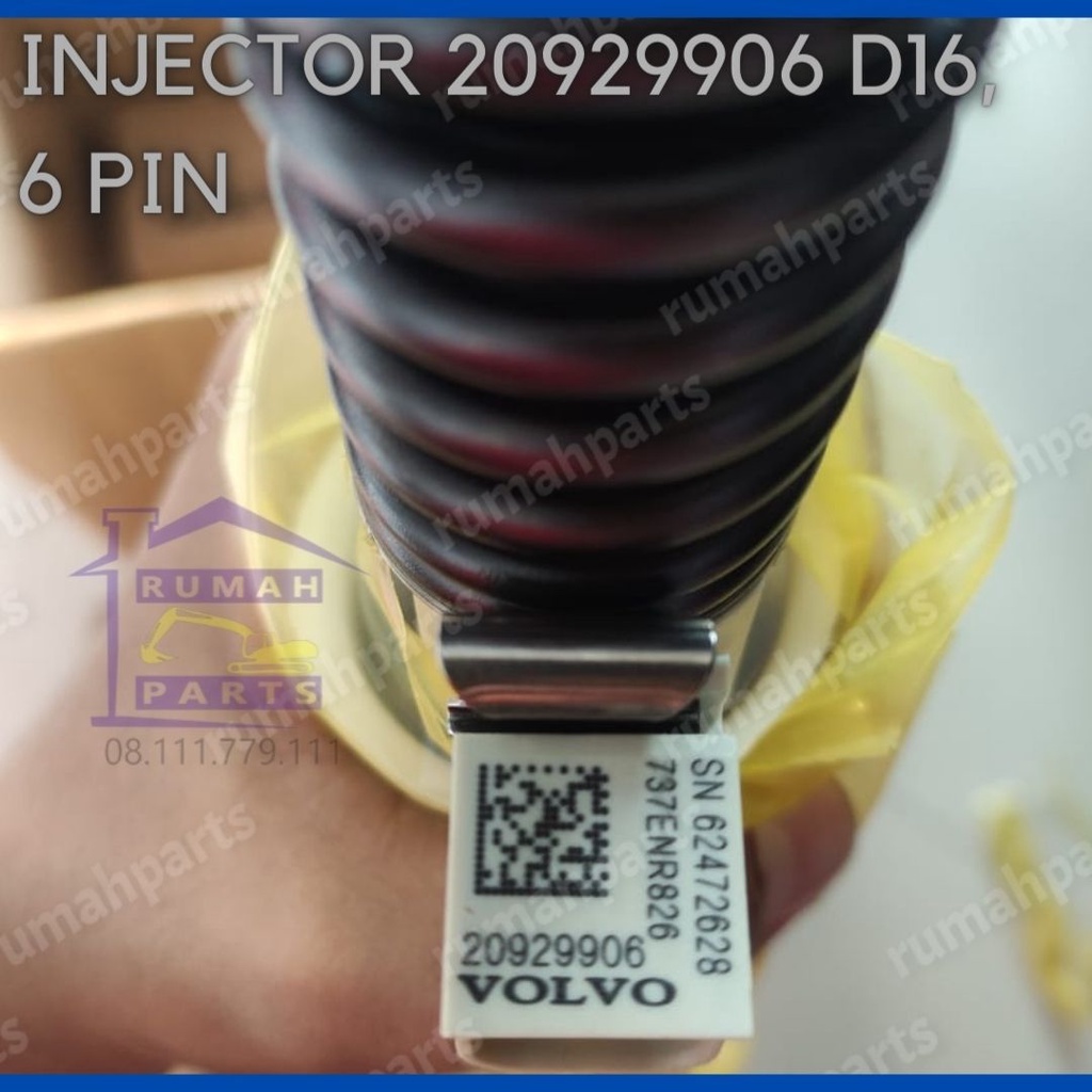 Injector Volvo - 20929906-22 D16, 6 PIN