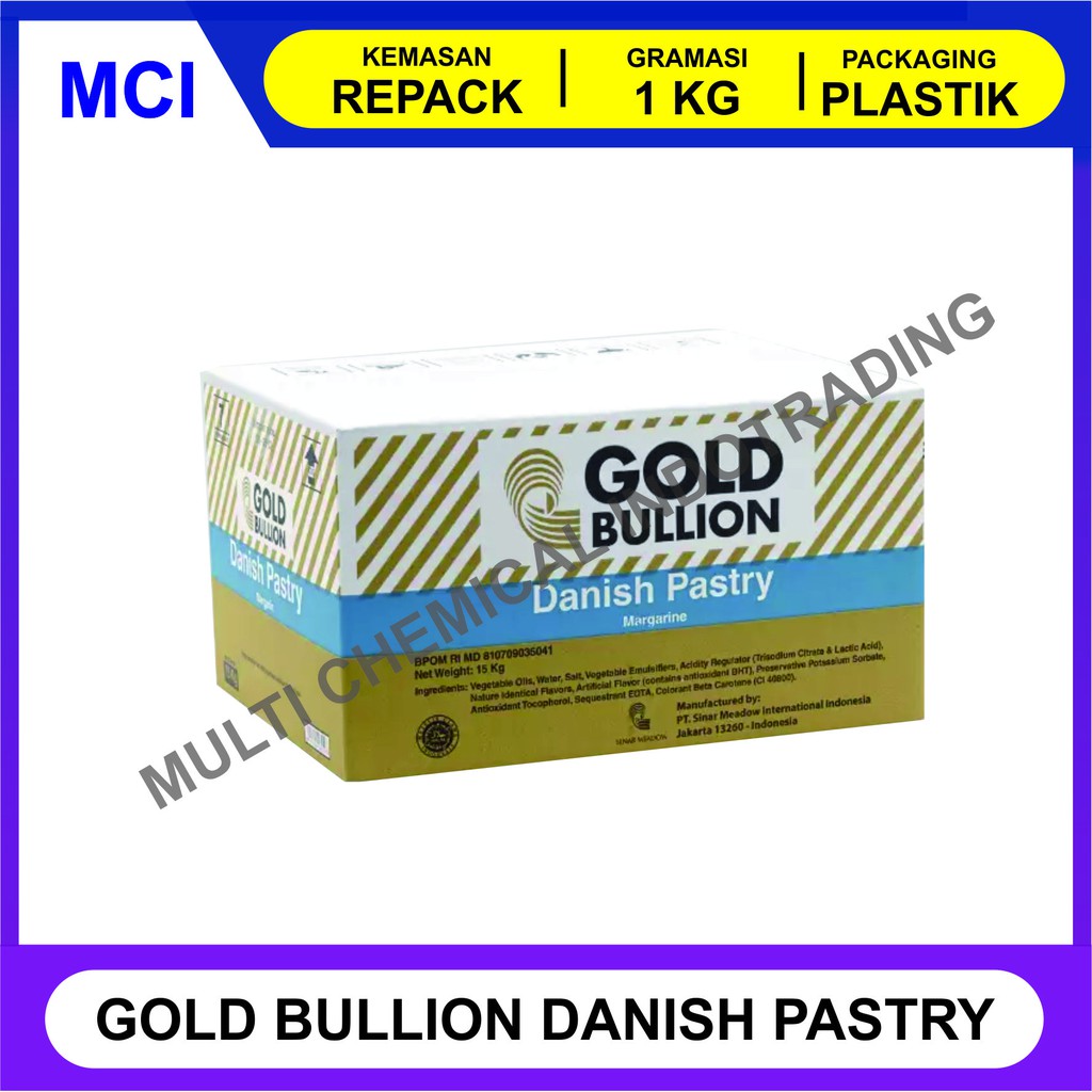 

KORSVET GOLD BULLION DANISH PASTRY UNTUK CROISSANT REPACK 1 KG hs