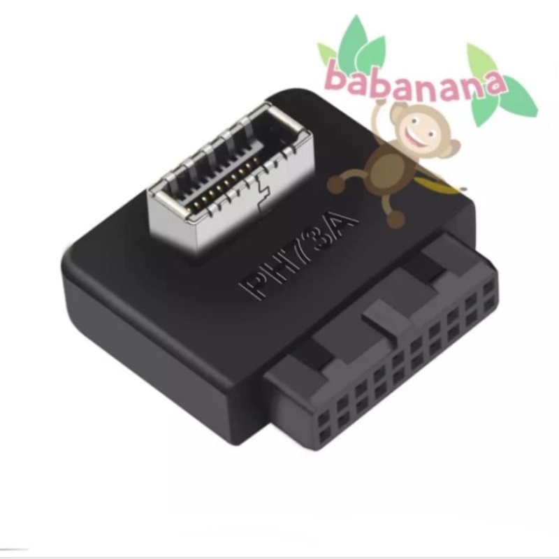 Usb 19 pin motherboard to type e model A usb 3.1 degree siku adapter