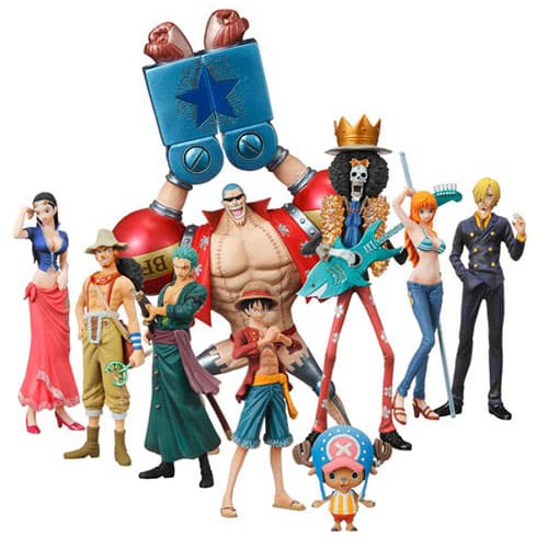 Jual Murah Action Figure Set PVC Chozokei Damashii Chodam One Piece New World