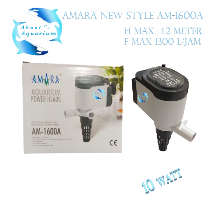 MESIN POMPA AIR AMARA AM-1600A (POWER HEADS FILTER AQUARIUM)