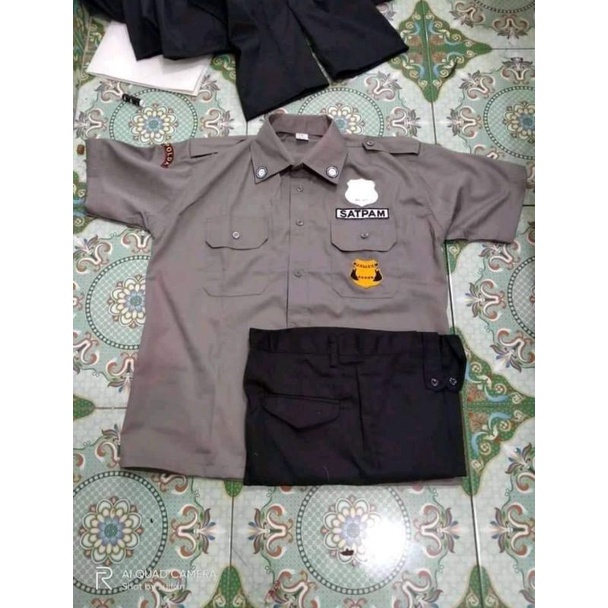 Mssashop Setelan Pdl Satpam Pdl Hitam Krem Baju Seragam Security Cream Pdl Coklat Krem Satpam Terbaru 2023