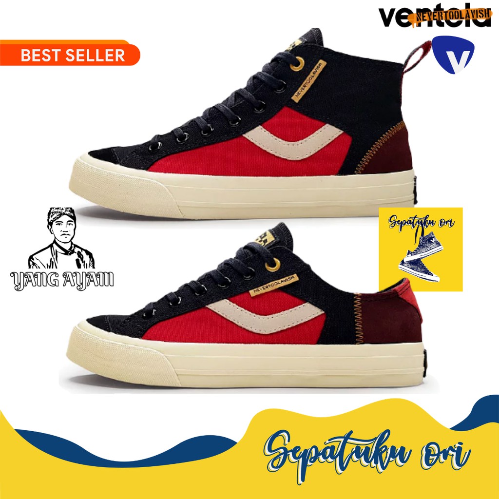 Sepatu Ventela x Nevertoolavish x Yang Ayam Sang Sekerta Lohita High Low Original