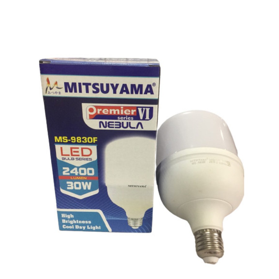 Bohlam LED 30W Mitsuyama Nebula MS-9830F Cahaya Putih Original