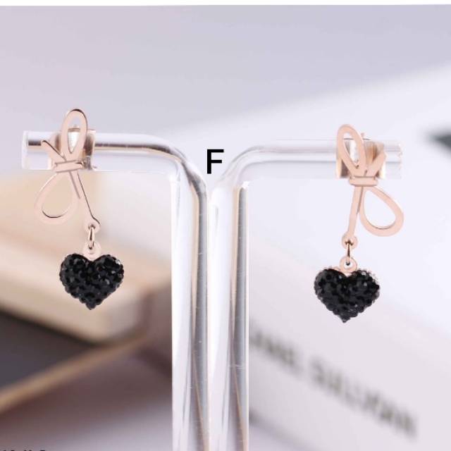 Anting korea titanium aneka model anti karat &amp;alergi