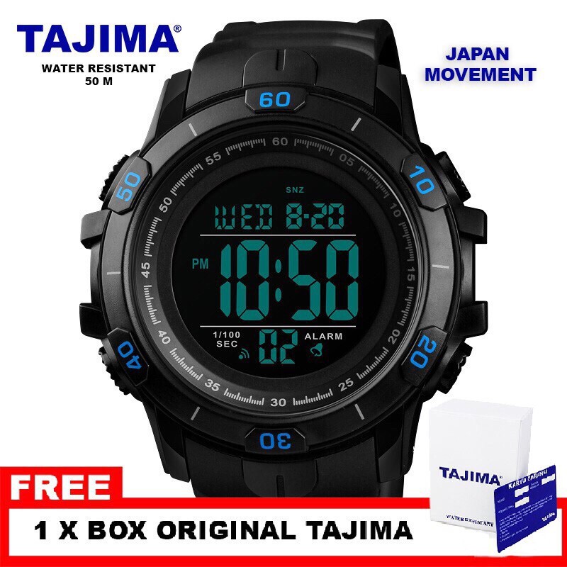 JAM TANGAN TAJIMA TAHAN AIR 50M GARANSI 1 TAHUN