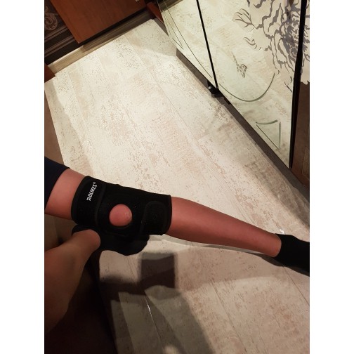 Aolikes 7616 Deker Decker Lutut Knee Patella Support Brace Protector Pelindung Lutut Legsleeve Open