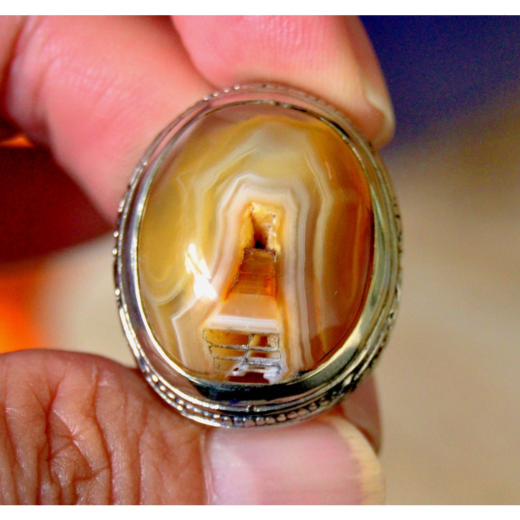 Natural Akik Karang Nunggal Combong Antik