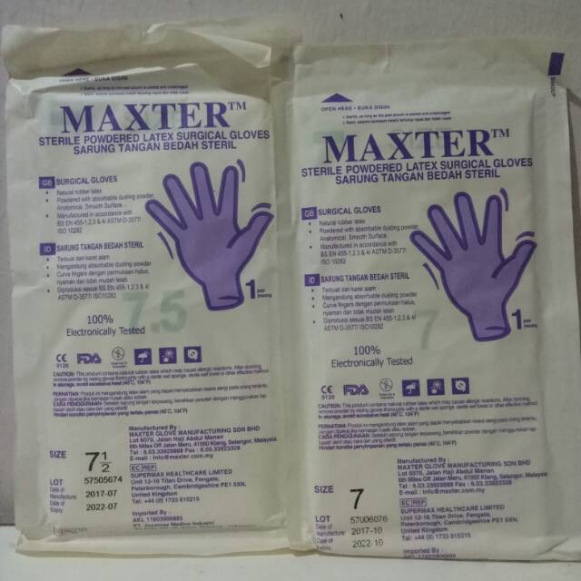 Maxter glove steril