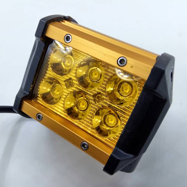 LED BAR WORK LIGHT 6 MATA KUNING