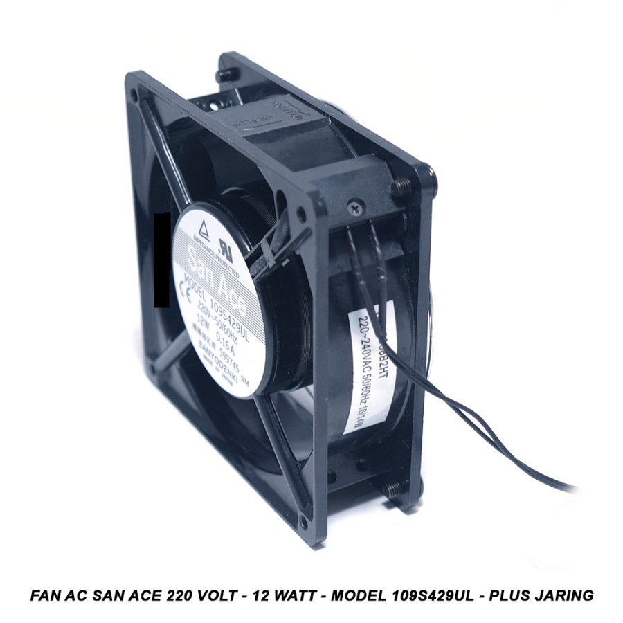 Fan AC San Ace 220 volt - 12 Watt