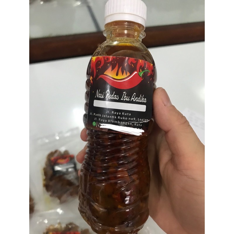

Sambal nasi pedas bu andhika bali 330ml