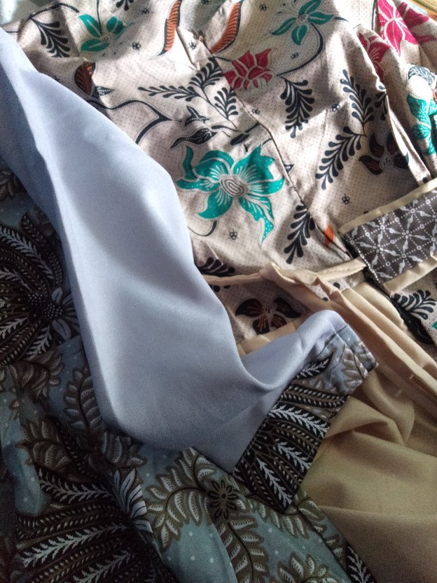 Tey-17 Batik Wanita Asj Sa Hrb026 Kenongo Kemeja Tosca Pendek