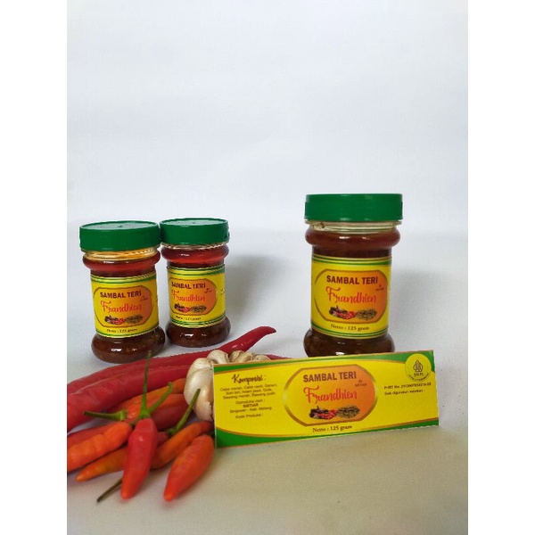 

SAMBAL TERI 125 gram