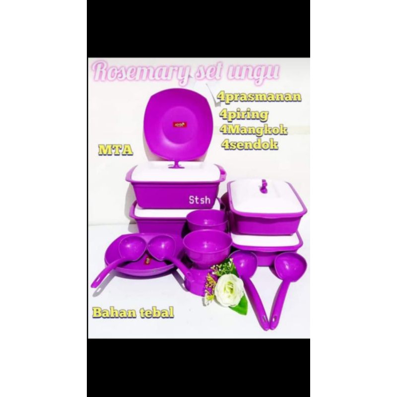 Prasmanan set /Rosemary set isi 12 pcs Asvita